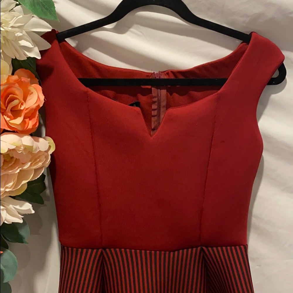 Red and black Gossip Dress